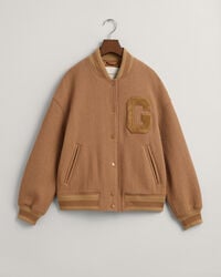 Villatvillikankainen GANT Varsity Jacket ‑takki