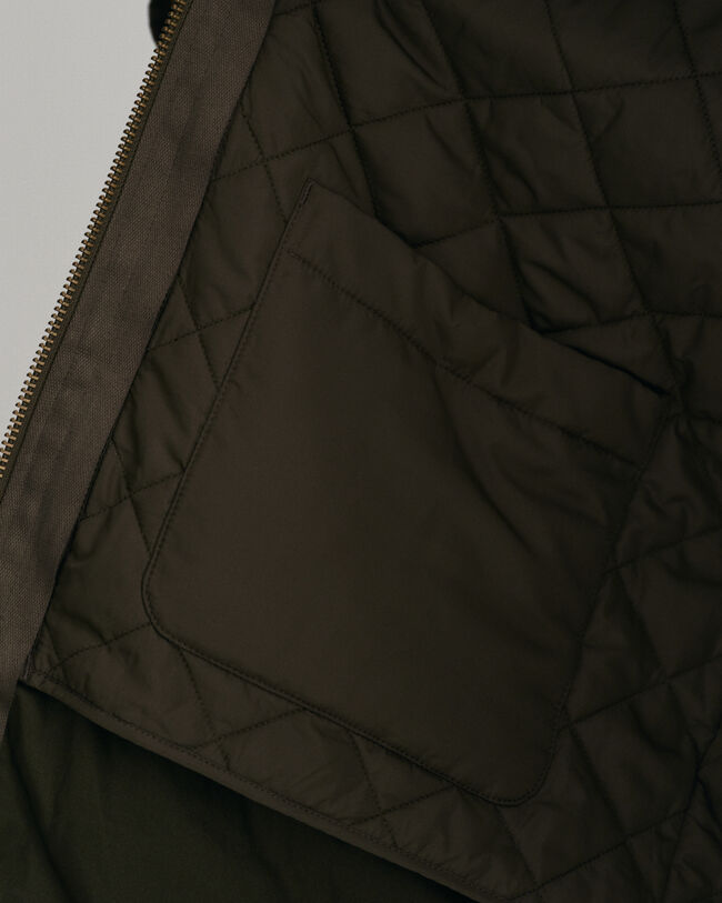 Vahapintainen puuvillatakki