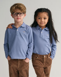 Kids-malliston pitk&auml;hihainen Shield-pikeepaita