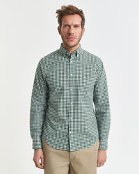Regular fit ‑mitoitettu Classic Gingham -popliinipaita
