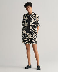 Relaxed&nbsp;fit ‑mitoitetut Palm Print Pull-On-shortsit