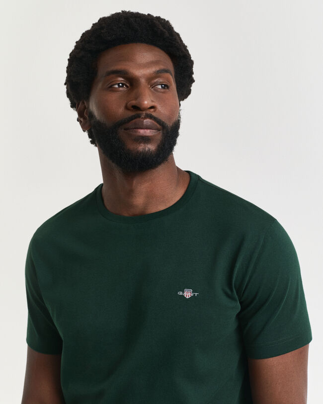 Regular fit ‑mitoitettu Shield-t‑paita