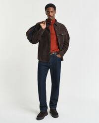 Ohut lampaanvillaneule, vetoketjukaulus