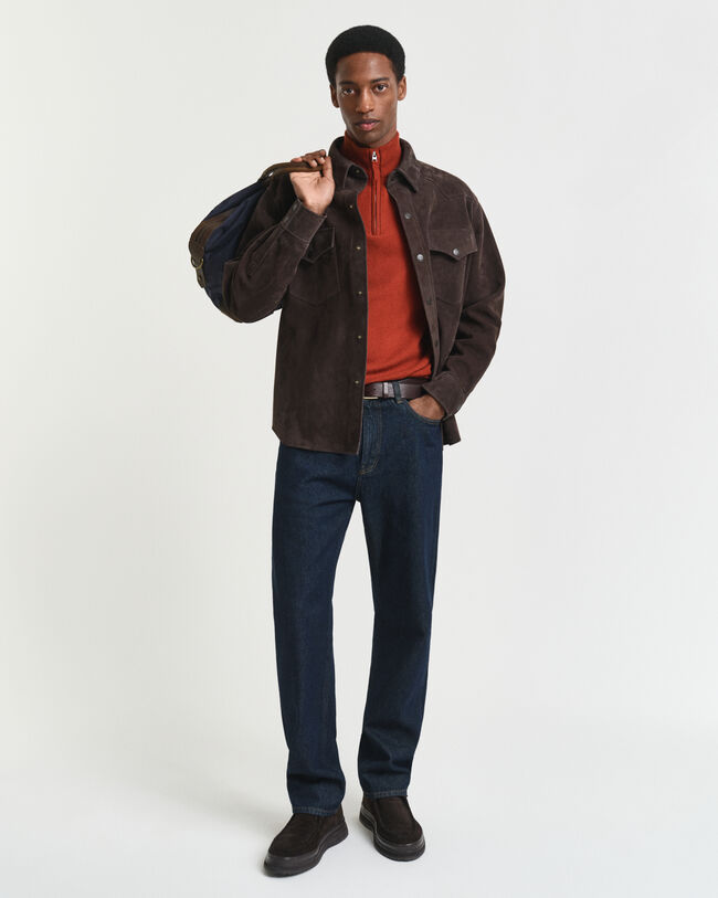 Ohut lampaanvillaneule, vetoketjukaulus