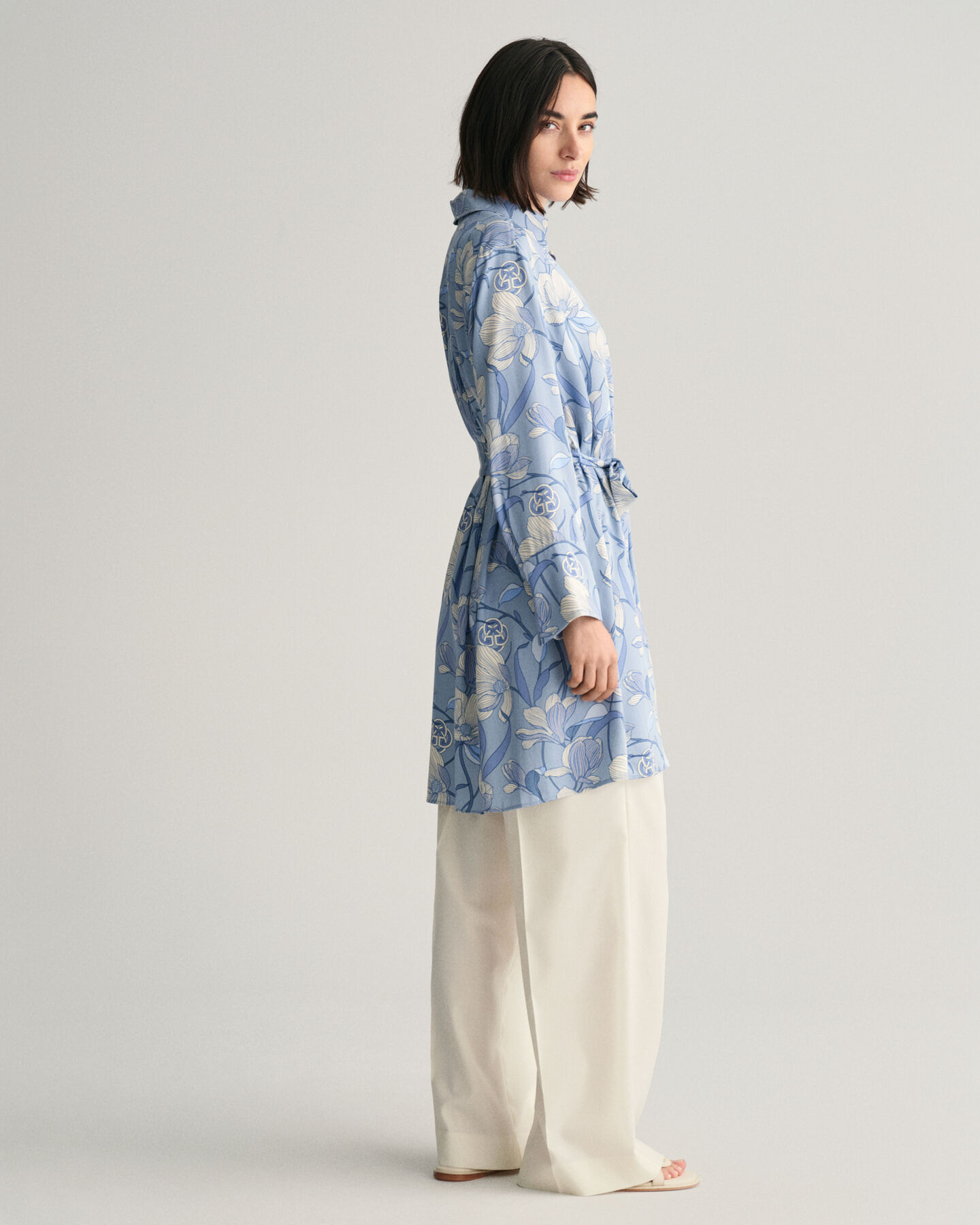 Magnolia Print ‑paitamekko