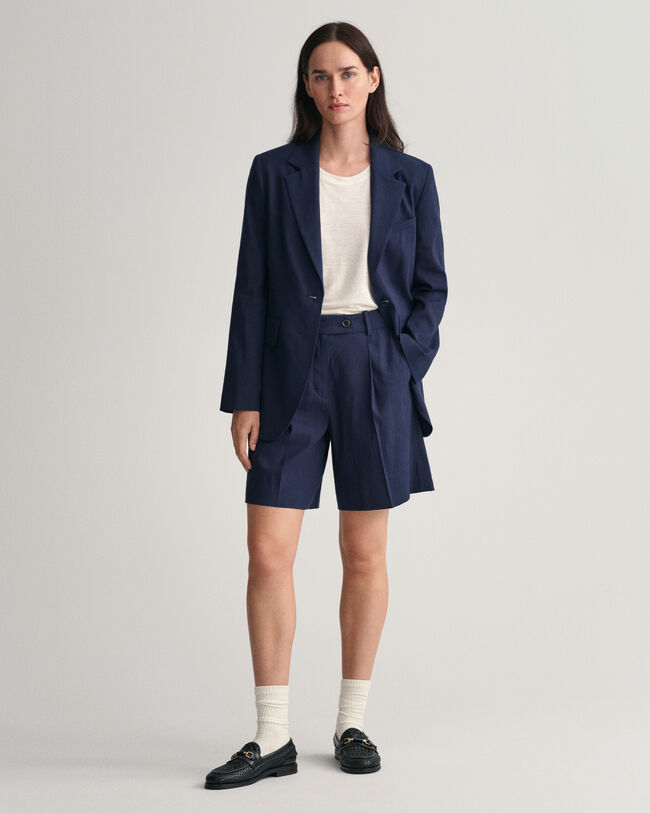 Joustavat pellavashortsit