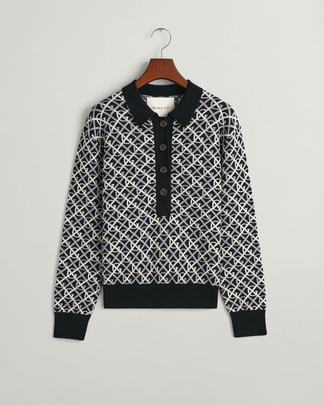 G Patterned ‑jacquard-pikeeneulepusero