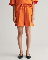 Relaxed&nbsp;fit ‑mitoitetut Pull-On-pellavasekoiteshortsit