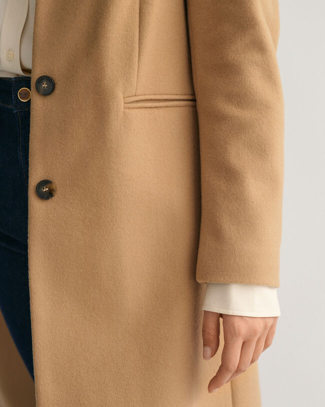 Hyvin istuva villasekoitetakki