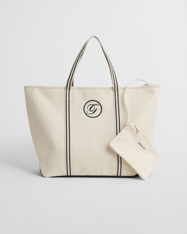 Kanvaasikankainen rantakassi