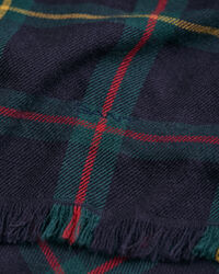 Ruudullinen merinovillahuivi