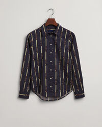 Regular fit ‑mitoitettu American Luxe ‑puuvillavoileepaita