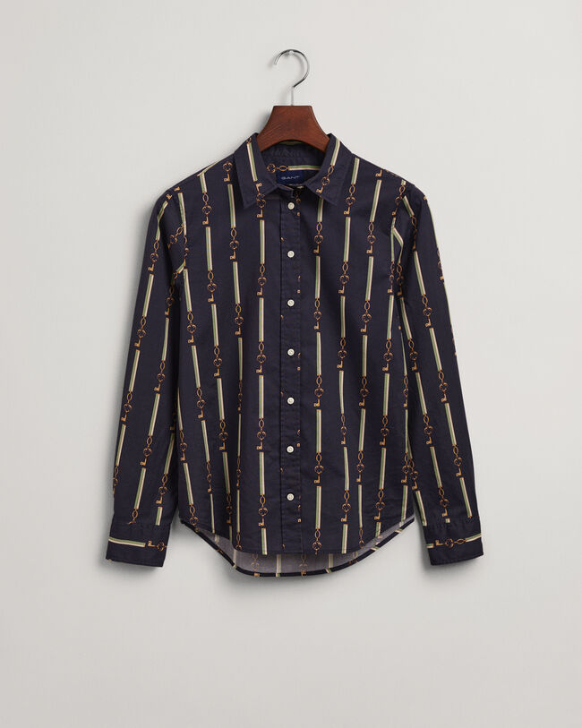 Regular fit ‑mitoitettu American Luxe ‑puuvillavoileepaita