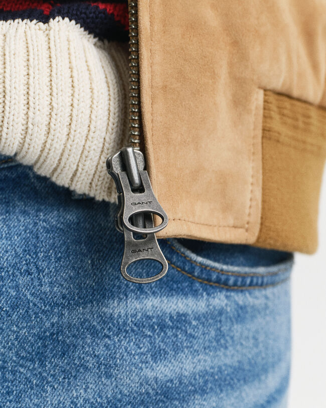 Harrington‑mokkanahkatakki