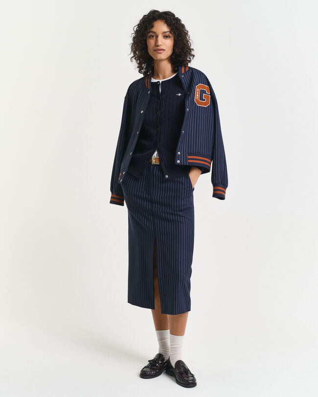 Joustopuuvillainen Shield-palmikkoneuletakki