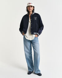 Satiininen Varsity Jacket -takki