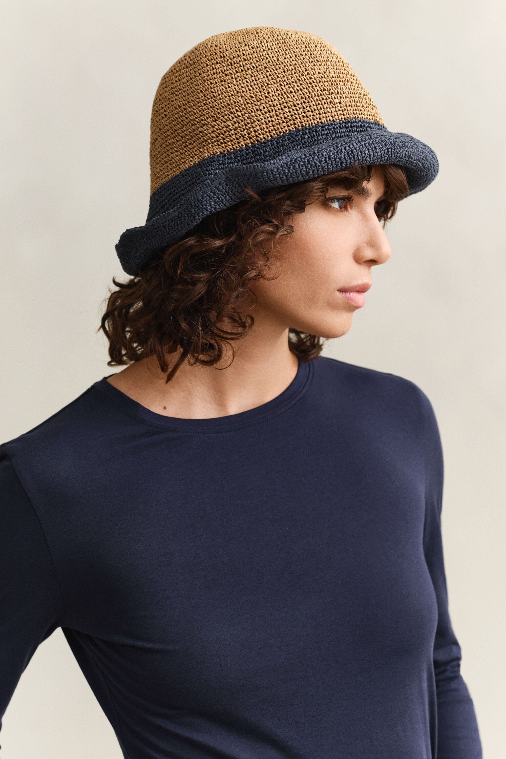 Pitkähihainen puuvilla-t‑paita