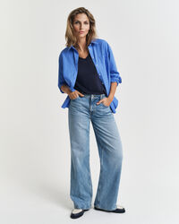 Pellava-t‑paita, v-p&auml;&auml;ntie