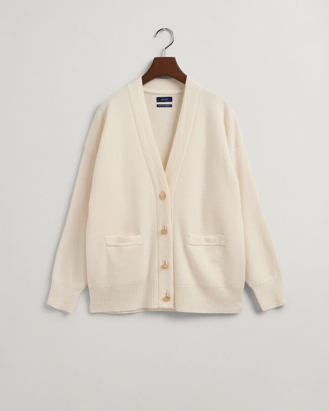 Yksivärinen oversized fit ‑mitoitettu neuletakki