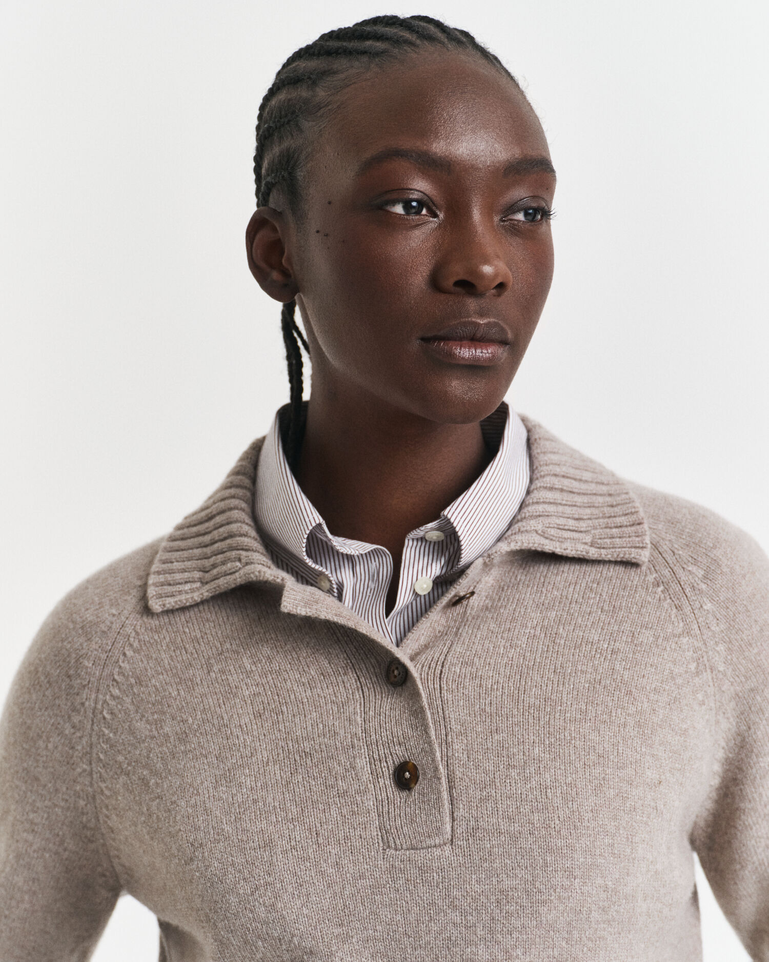 Villa-kašmirsekoitteinen Rugger-neulepusero