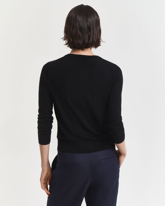 Merinovillainen neuletakki