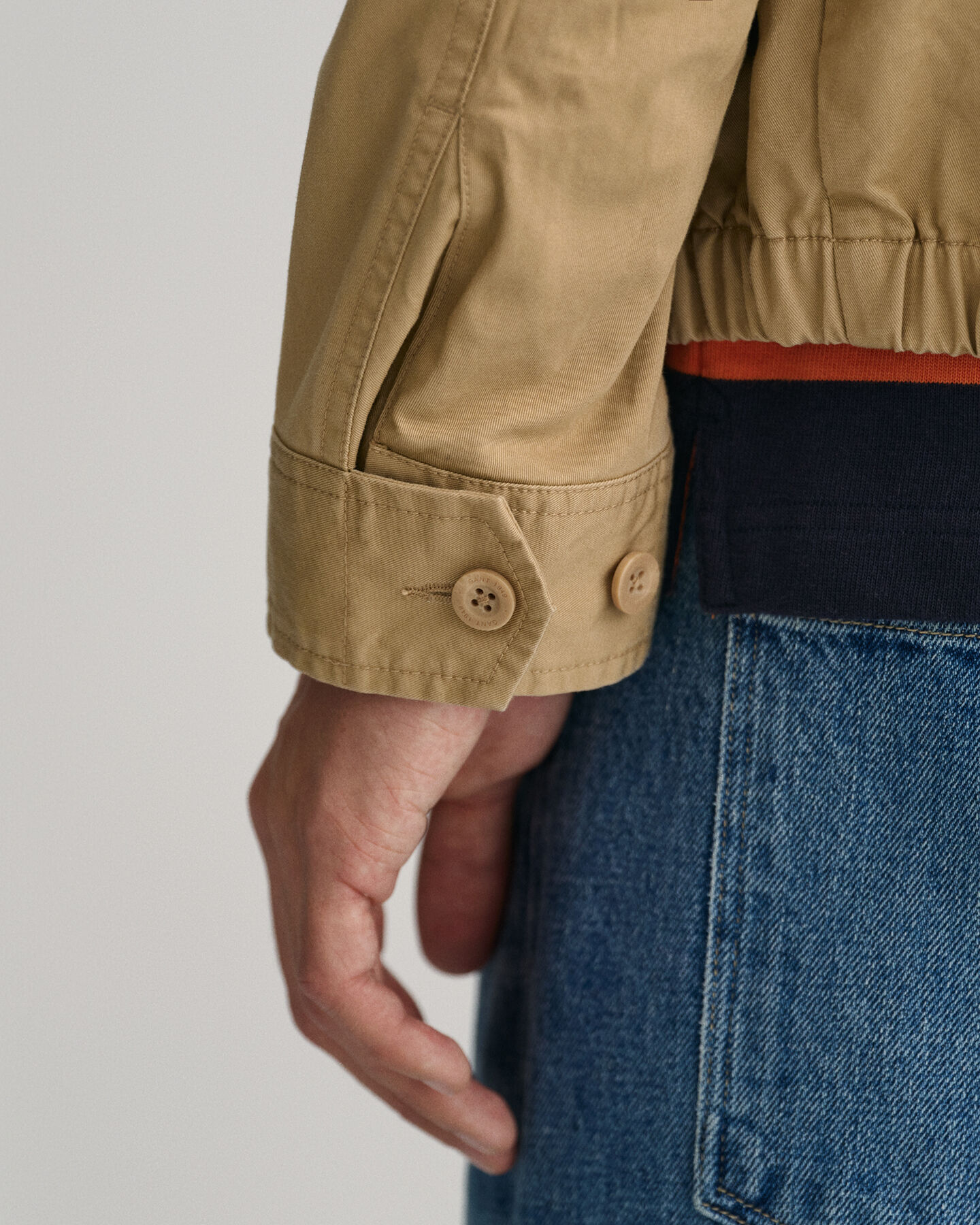 Puuvillainen Windcheater-takki