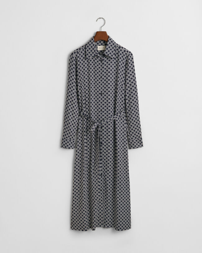 Geometrisesti kuvioitu paitamekko