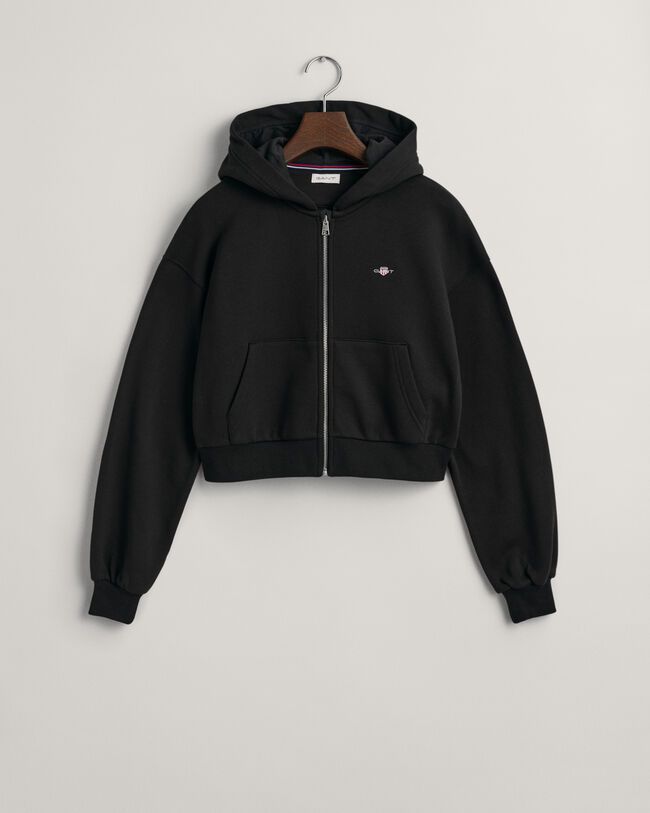 Teen Girls ‑malliston lyhyt Shield‑vetoketjuhuppari