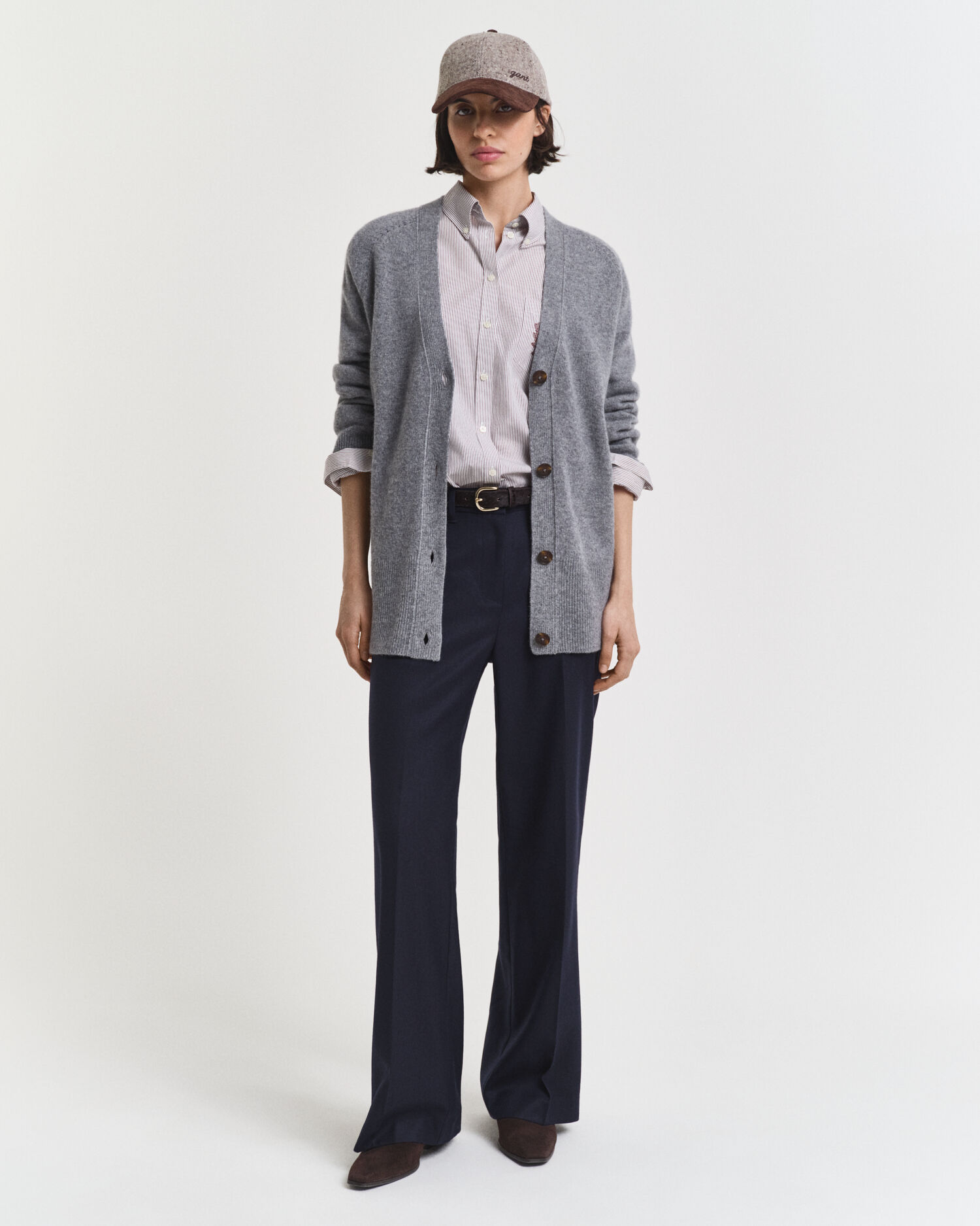 Hyvin istuvat villasekoitehousut