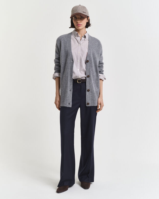 Hyvin istuvat villasekoitehousut