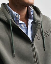 Kohokuviollinen vetoketjuhuppari