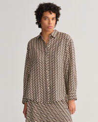 Relaxed fit ‑mitoitettu Geometric-paita