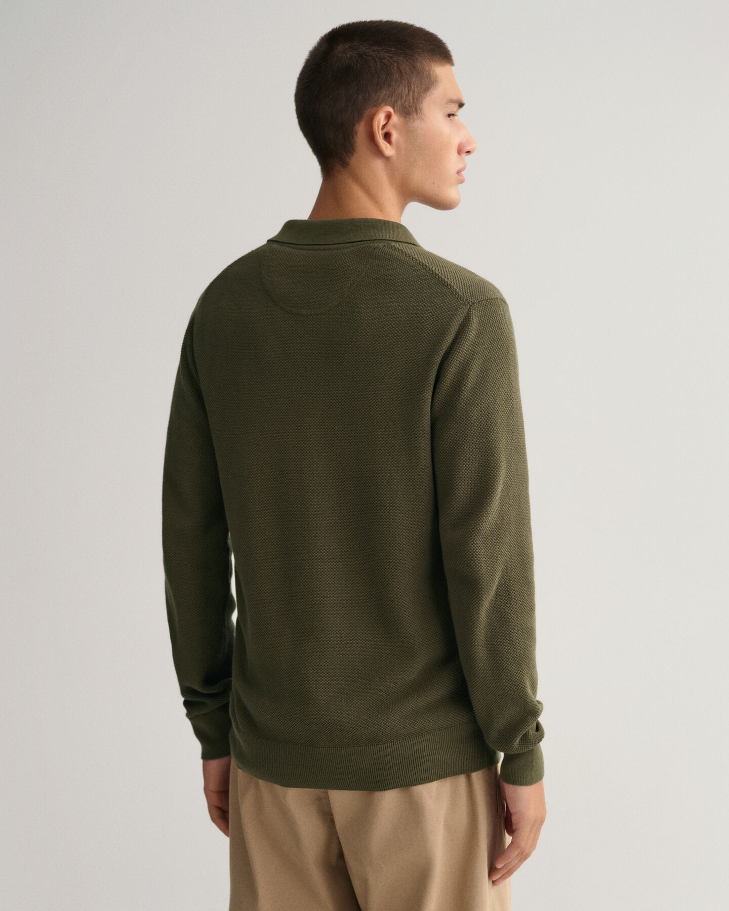 Puuvillapikeeneulepusero