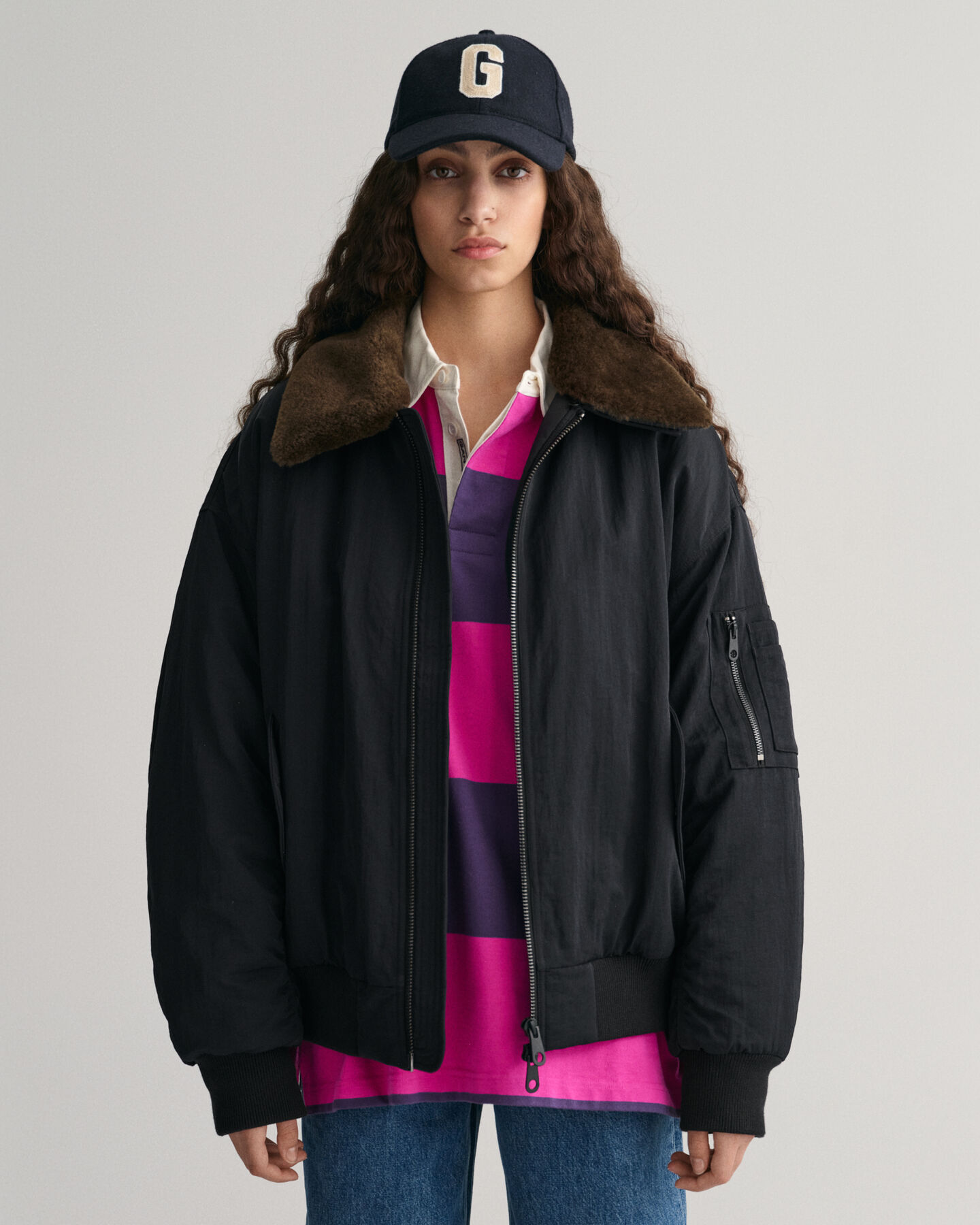 Lentäjäntakin tyylinen Bomber-takki