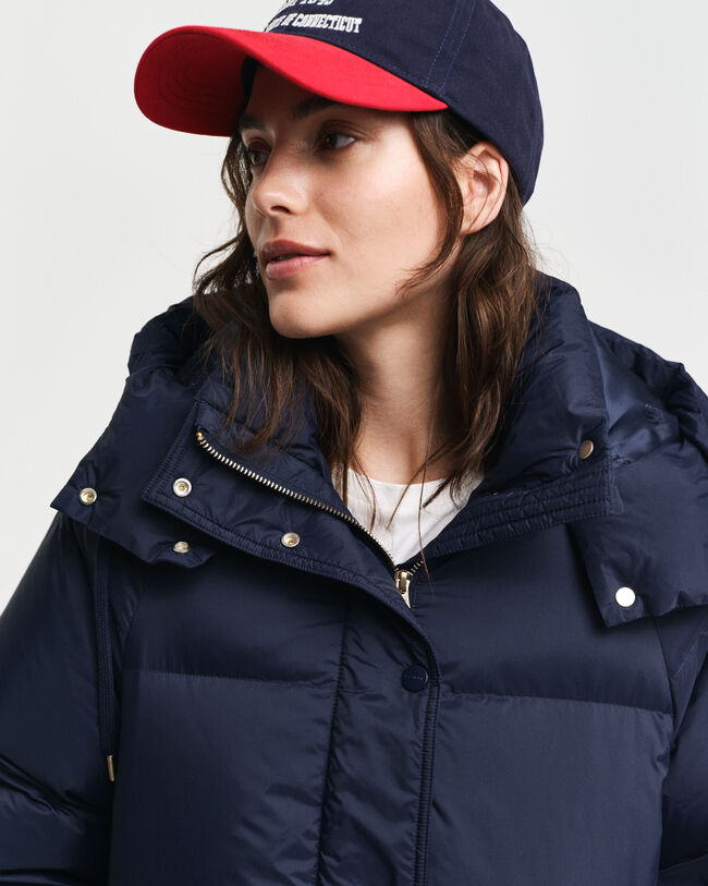 Kokopitkä untuvatakki