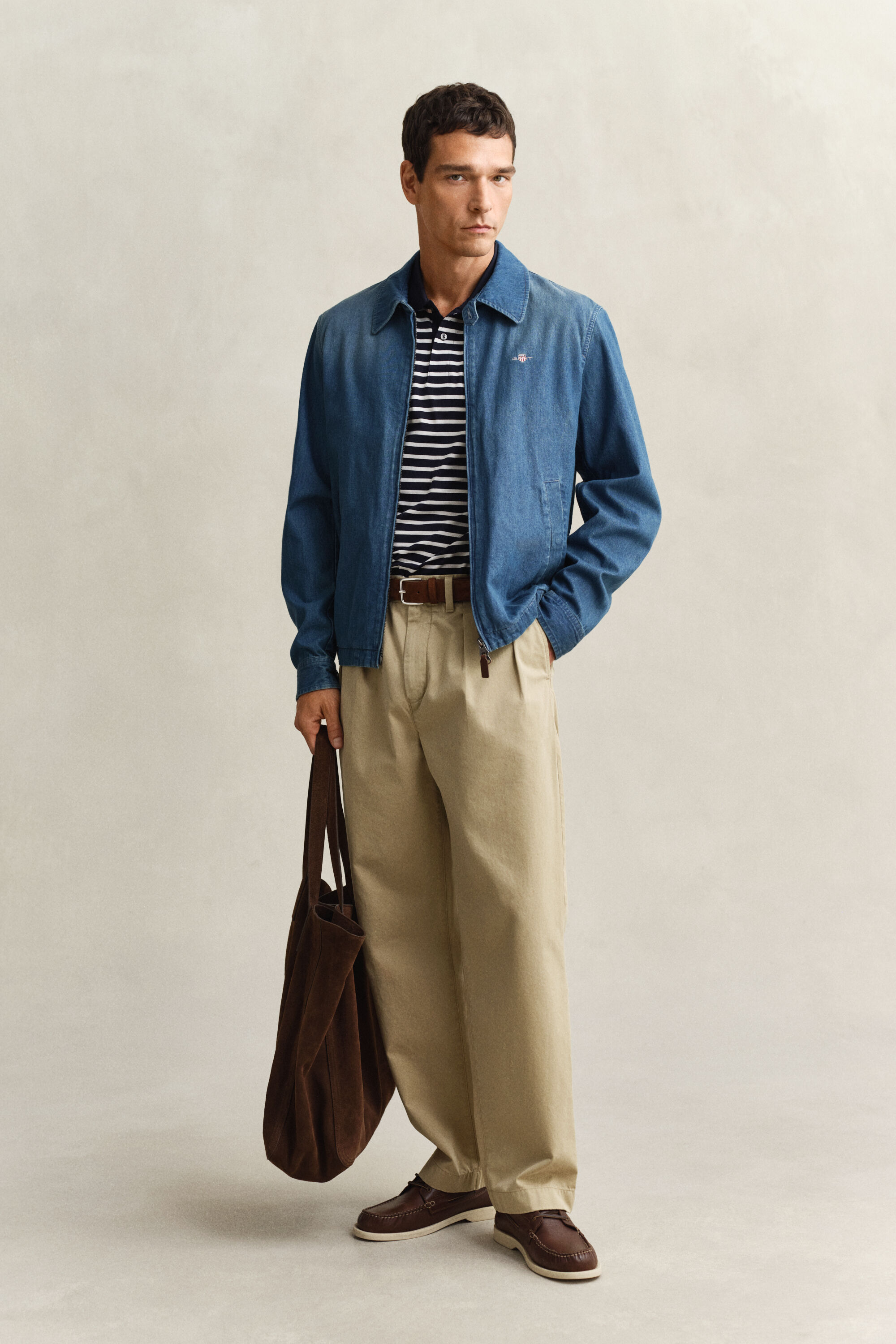 Indigonsininen Windcheater-takki