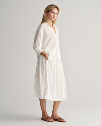 Relaxed fit ‑mitoitettu Seersucker Popover ‑raitapaita