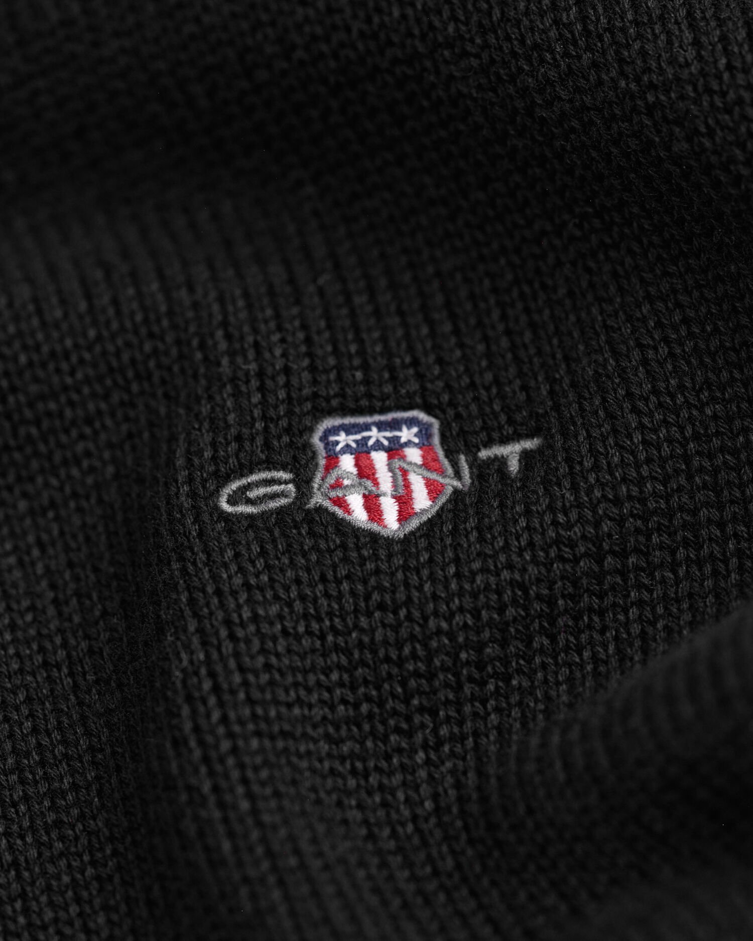 Casual-puuvillaneulepusero puolivetoketjulla