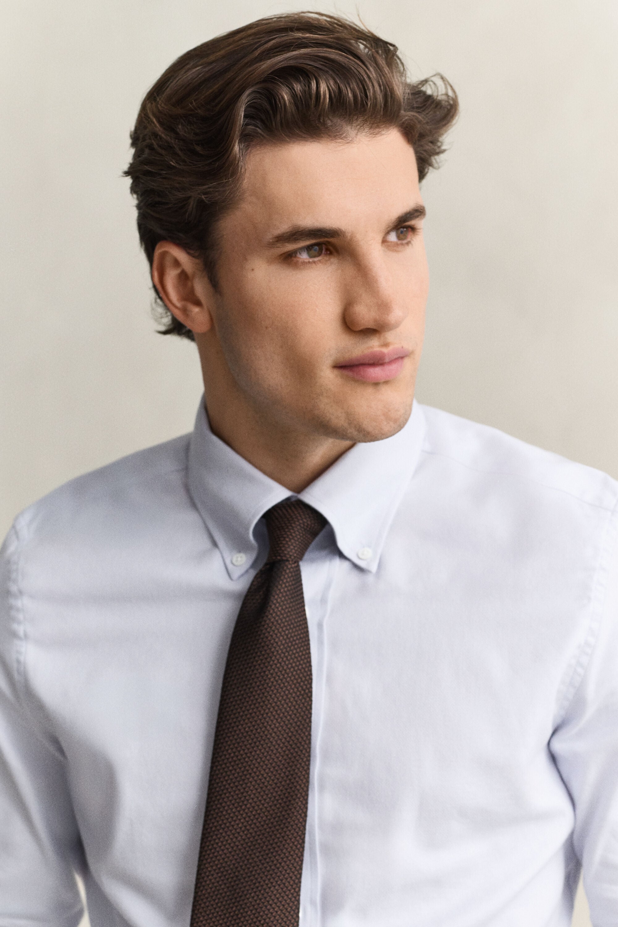 Slim fit ‑mitoitettu kauluspaita
