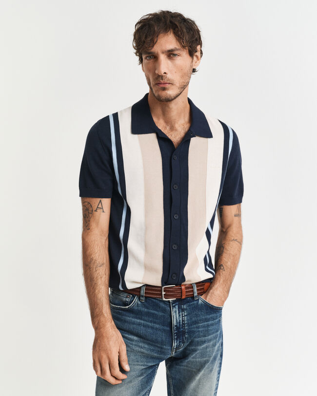 Monivärinen puuvillapikeepaita