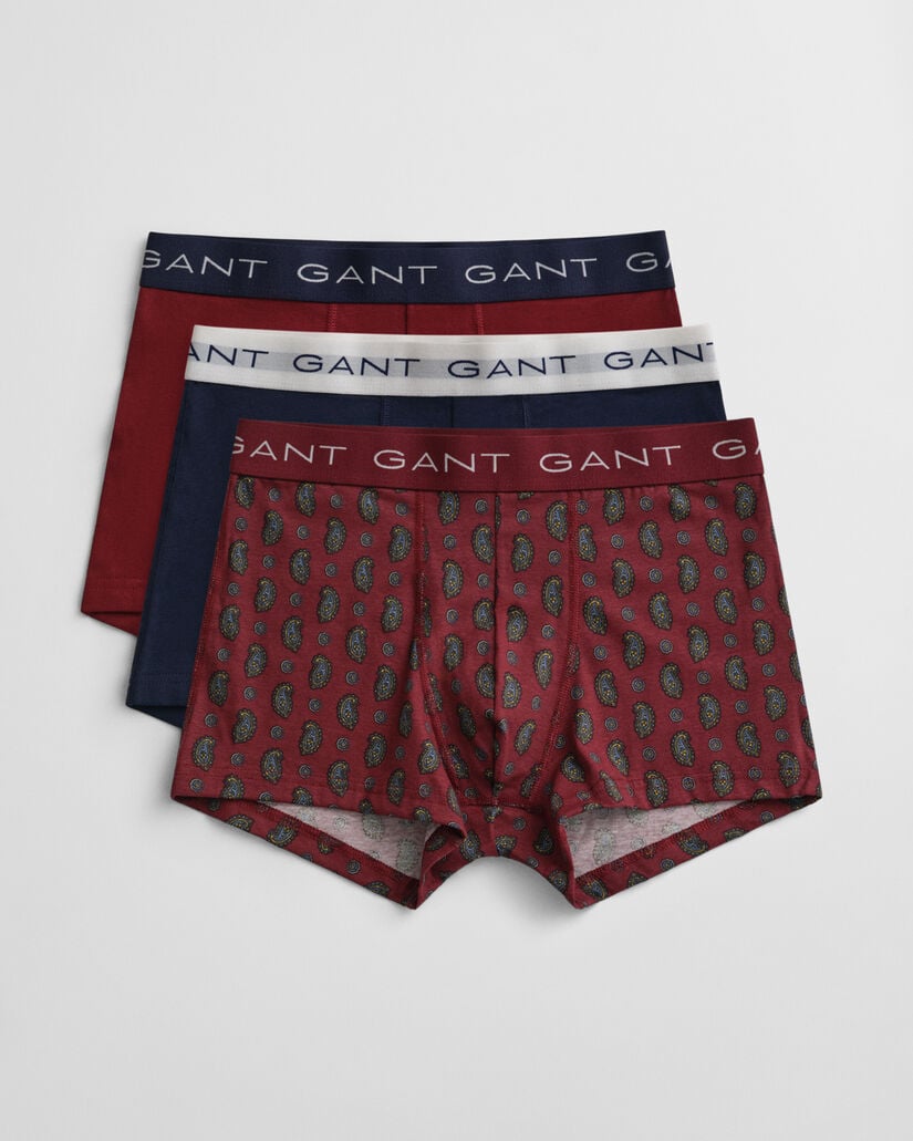 Paisley-printtibokserit lahjapakkauksessa (3 kpl)