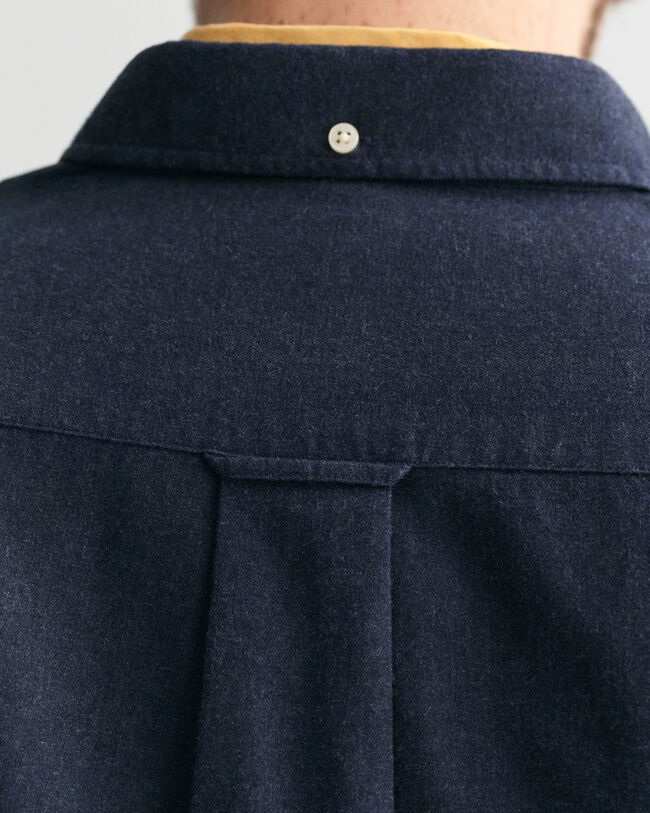 Regular fit ‑mitoitettu meleerattu flanellipaita