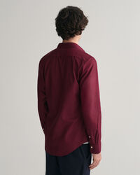 Slim&nbsp;fit ‑mitoitettu tvillikankainen juhlapaita