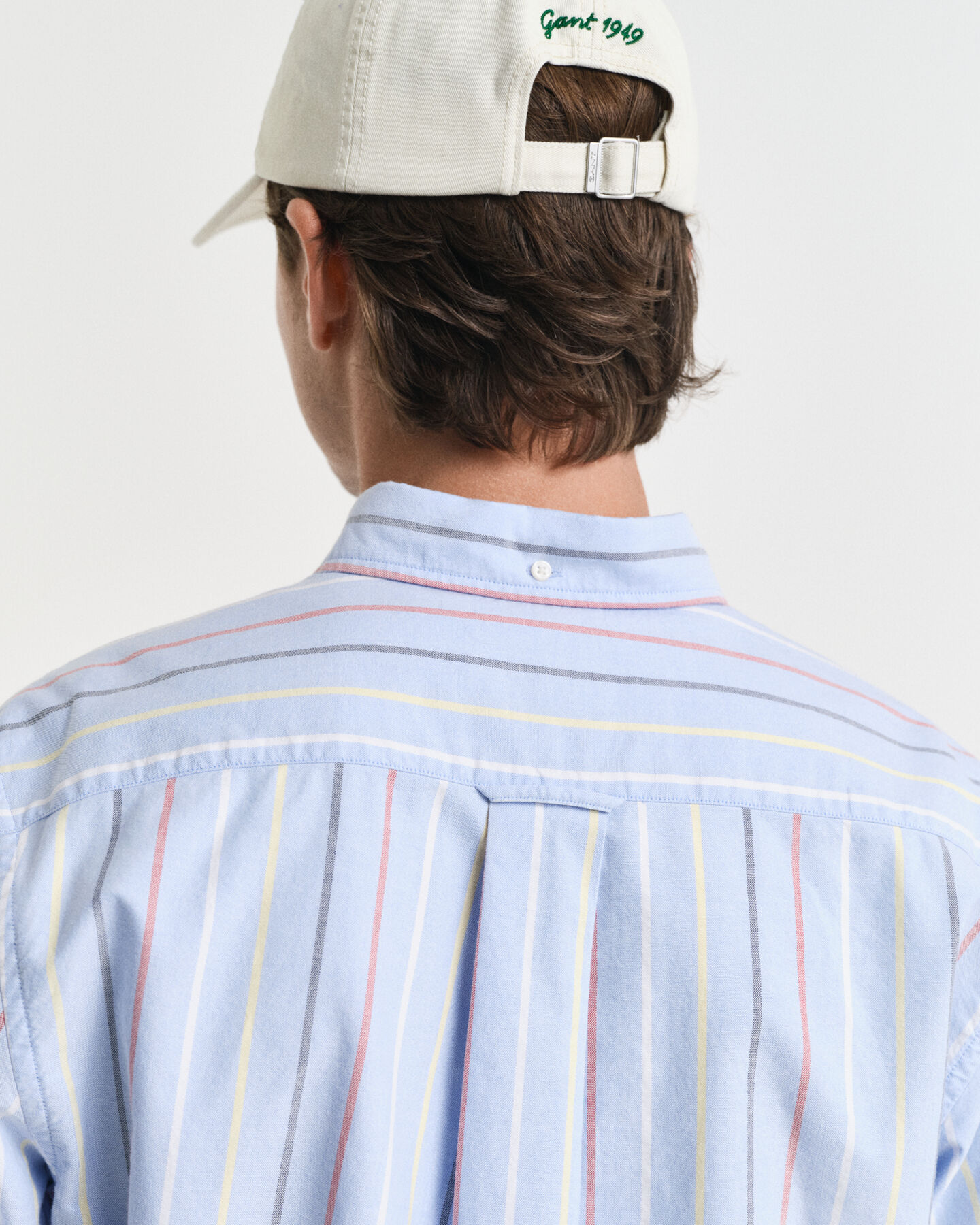 Regular&nbsp;fit ‑mitoitettu klassinen oxford-raitapaita