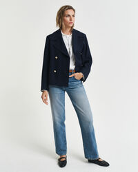 Regular fit ‑mitoitettu pellavapaita