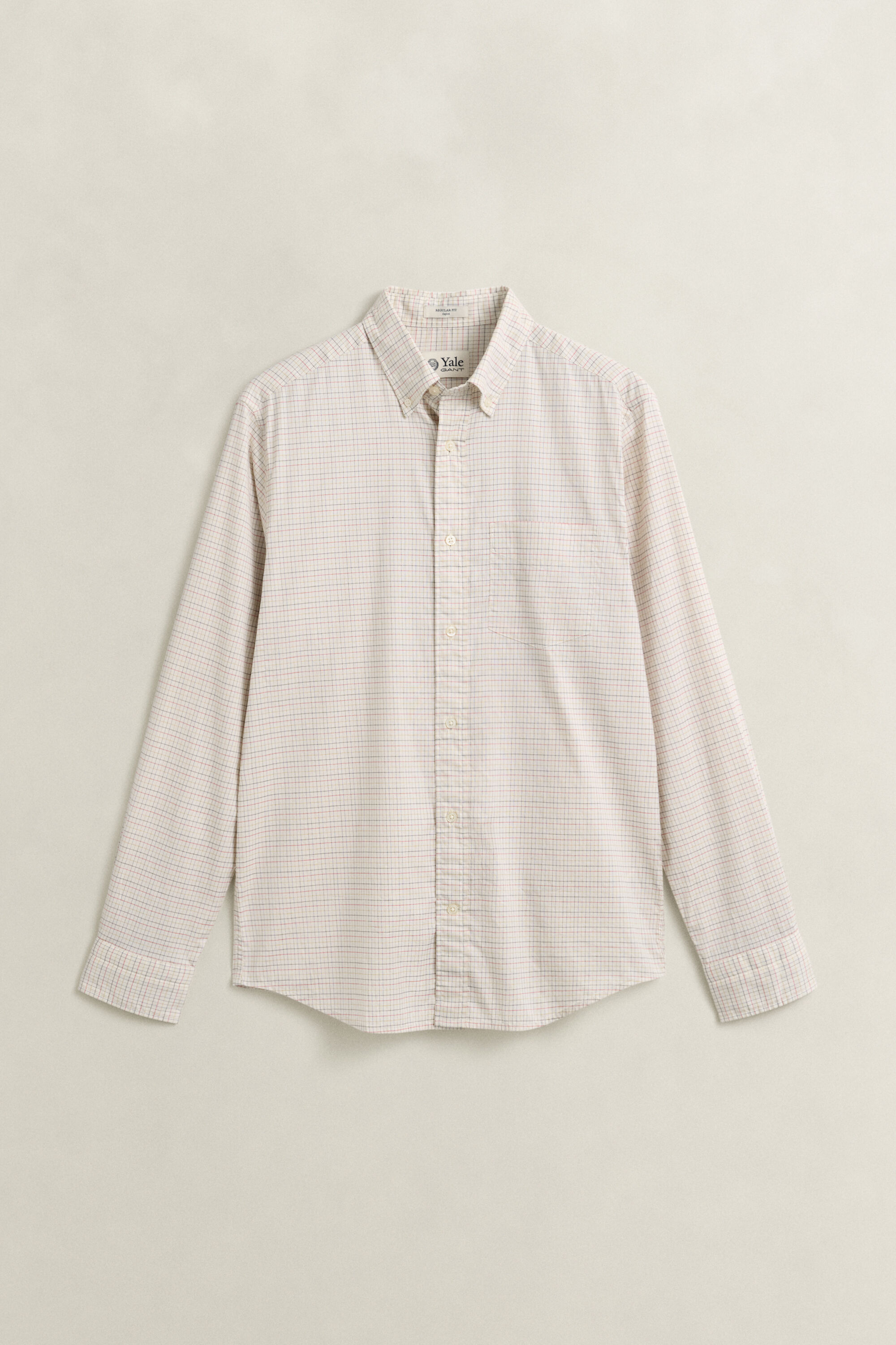 Ruudullinen Gant x Yale-oxford-paita