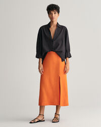 Pellavasekoitteinen midihame