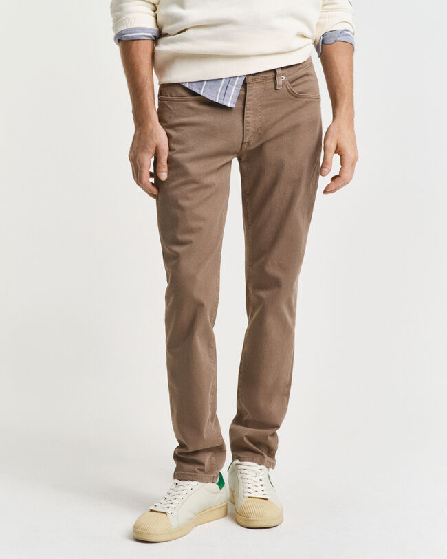 Slim fit ‑mitoitetut Desert-farkut