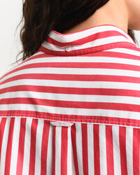 Oversized fit -mitoitettu raidallinen Classic-popliinipaita