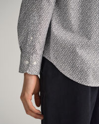 Regular fit ‑mitoitettu pienikuvioinen Paisley-oxford-paita